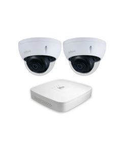 Dahua Övervakningspaket med 2 IP-Kameror, NVR+2TB