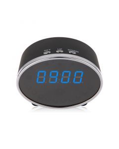 Diskret Infraröd Full HD spionväckarklocka med WiFi, rörelsedetektering