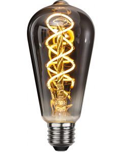 Heavy Smoke LED-Lampa, 4W, 2100K, E27, ST64, flexifilament, dimmerkompatibel