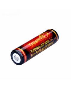 18650 Uppladdningsbart Batteri TrustFire, PCB, 3,7V, 3400mAh