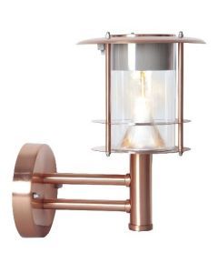 Solcells-vägglykta Valencia, Koppar