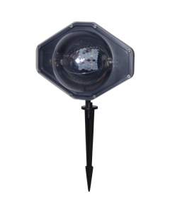 LED Projektorlampa Ledlight, utomhus, projicerar fallande snöflingor, fjärrkontroll, ställbar färg