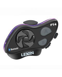 Bluetooth headset för motorcykelhjälm med intercom, FM-tuner, IP67, 2000m