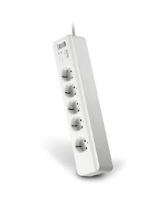 APC SurgeArrest - Grenuttag med 5xCEE 7/4 uttag, automatsäkring och över