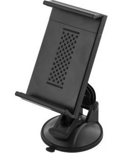 DELTACO Hållare för surfplatta i bilen, justerbart fäste med sugpropp, 1