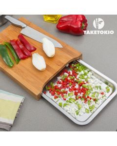 Bambu skärbräda med bricka TakeTokio