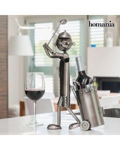 Flaskställ i metall Golfspelare