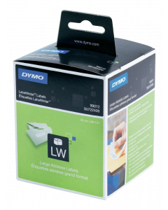 DYMO LW Large address labels - Low-Entry Volume, 89x36mm, 1x260 etiket