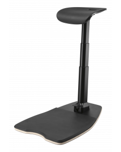 DELTACO Office, Ergonomic Leaning Chair with Anti-Fatigue Mat