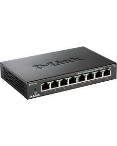 D-Link 8-port 10/100 Metal Housing Desktop Switch