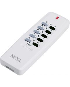 Nexa fjärrkontroll, självlärande, 16 enheter, vit