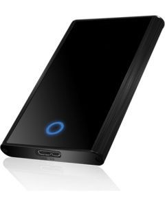 ICY BOX, externt kabinett, 2,5" SATA till USB 3.0, svart