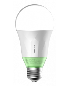 TP-Link Smart Wi-Fi LED-lampa, dimbart ljus,802.11b/g/n, E27,800lm,vit