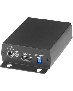 Signalomvandlare, från HDMI till SDI, BNC, PAL/NTSC/720p/1080p, svart