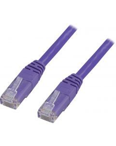 DELTACO U/UTP Cat6 patchkabel, LSZH, 7m, lila