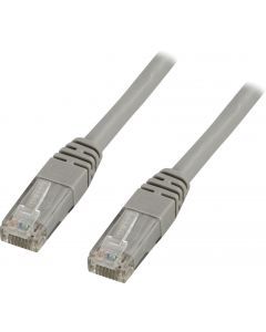 DELTACO U/UTP Cat6 patchkabel, LSZH, 7m, grå