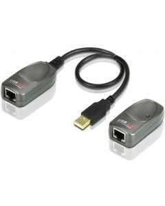 ATEN UCE260, USB 2.0 förlängning via Ethernet, 60m, 480Mb/s, sv/grå