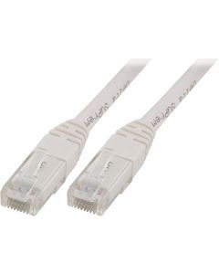 DELTACO U/UTP Cat5e patchkabel 3m, vit