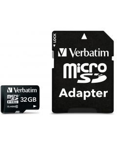 Verbatim microSDHC, 32GB, Class 10, inkl adapter