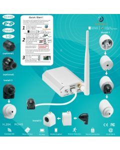 Dold 3G Kamera, P2P, Mobilapp, ONVIF, 720p HD