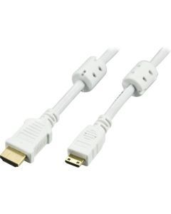 HDMI-kabel, HDMI High Speed with Ethernet, 19-pin ha