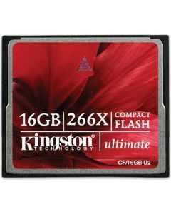 Kingston minneskort, CF, 16GB, Elite Pro CompactFlash, 266x - (CF/16GB-U