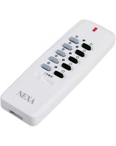 Nexa fjärrkontroll, på, av, dimmer, 16 enheter, självlärande, vit