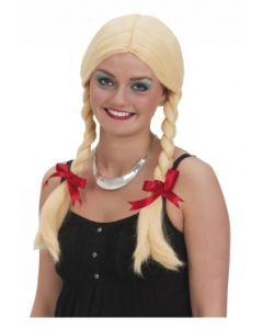 Peruk Blond M. Flätor