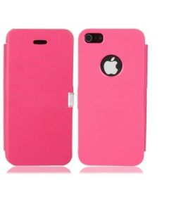 Rosa läderfodral till iPhone 5