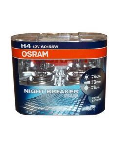 Xenonlampor, Osram H4, 12V, 60/55W Night Breaker 2-pack