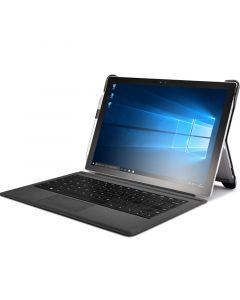 Svart läderskal för Surface Pro 4, pennhållare