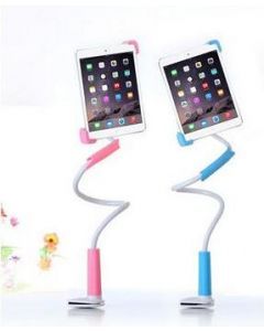 Böjbar Universal Hållare för surfplatta med Bordsklämma Blå