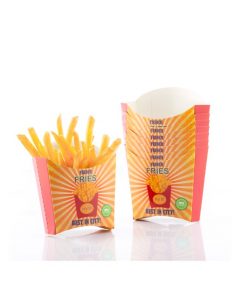 Set med pommes frites boxar BBQ Classics (8 st)