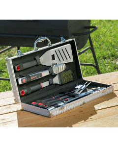 Väska med professionella grilltillbehör InnovaGoods (11 delar)