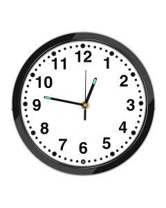 Wifi Spionkamera i väggklocka, 1080p Full HD, dold IP-kamera, högtalare, IR mörkersyn, inbyggt batteri