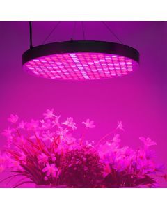 50W LED-växtlampa, rund panel, optimerad våglängd, 2950 lm, komplett kit