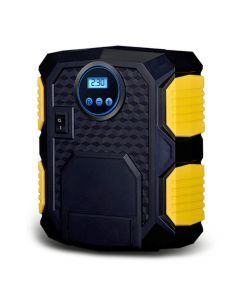 Portabel 12V automatisk luftkompressor för bilen med digital tryckmätare