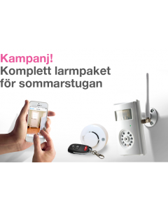 Komplett larmpaket till sommarstugan / husbilen