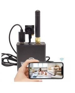 Trådlös WIFI knapphålskamera, dold spionkamera, 1080p, ljudinspelning