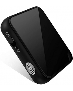 Portabel Röstinspelare, 16GB, Röstaktivering, Snabbladdning, 176 Timmars Inspelningstid