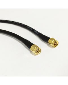 Förlängningskabel, RP-SMA hane till RP-SMA hona, 50 cm, RG58