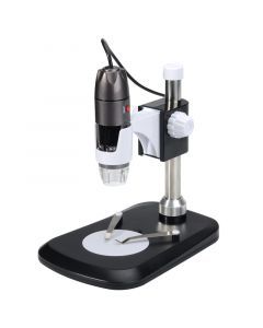 Digitalt USB-mikroskop, 40x - 1000x förstoring, 2592x1944, 8 st LED, 30fps, justerbar fokus, metallstativ